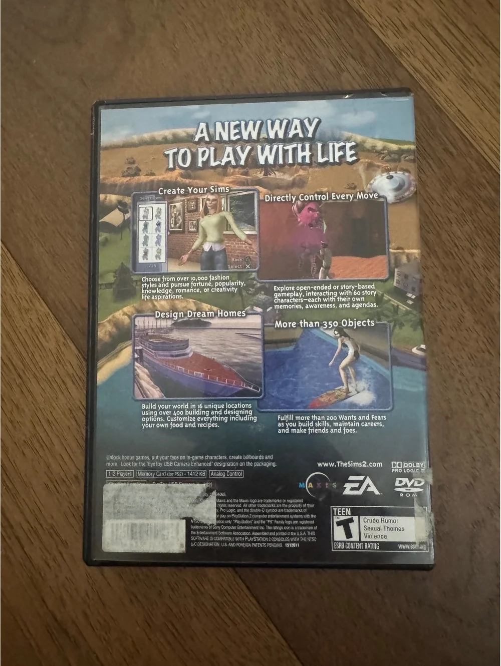 The Sims 2 PlayStation 2 Game